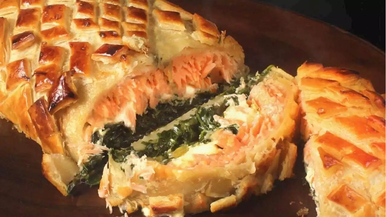 CafeFrance is serving the best Salmon Wellington for Mother's Day