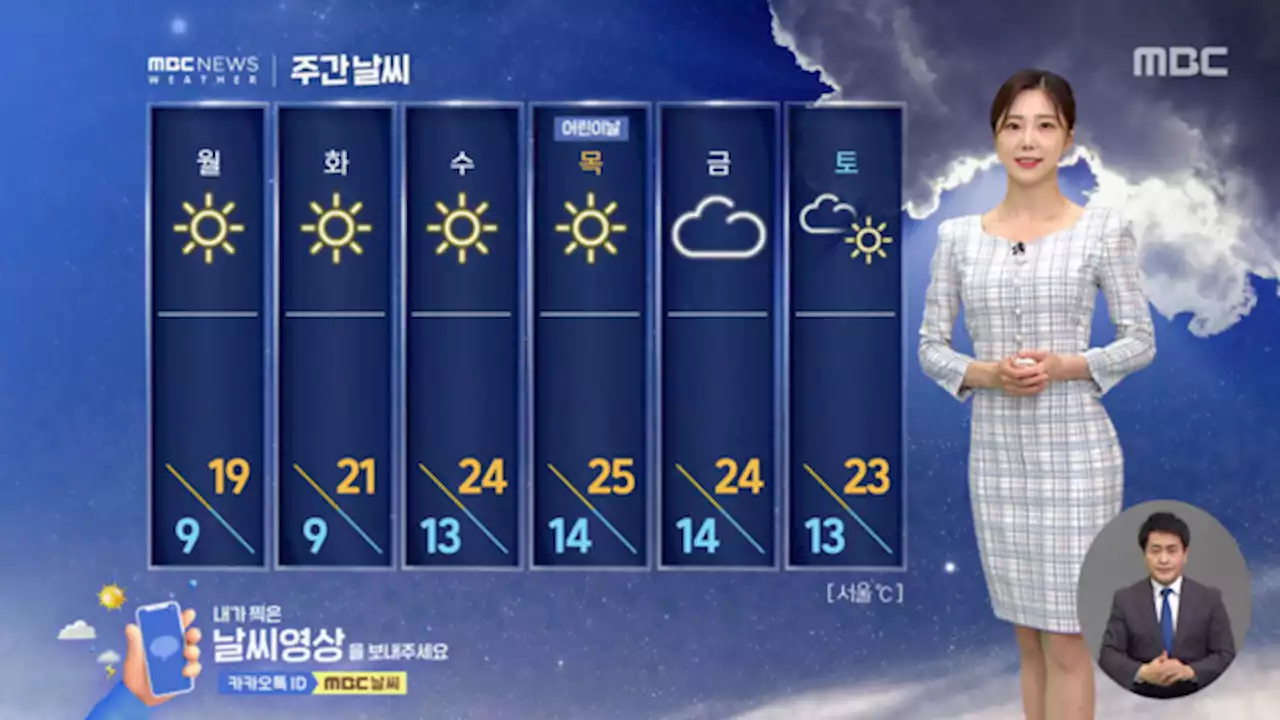 [날씨] 옅은 황사, 전국 미세먼지 '나쁨'‥서늘한 휴일