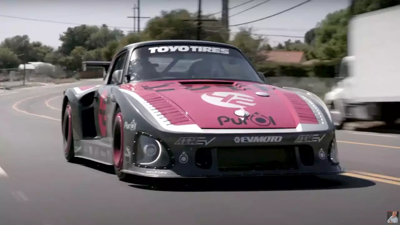 Bisimoto’s electric Porsche 935 K3V visits Jay Leno's Garage