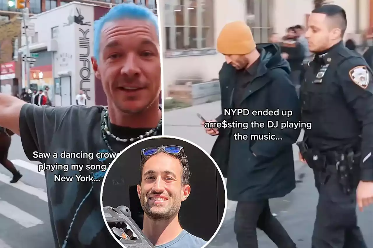 Diplo bails out busker at NYC pop-up show