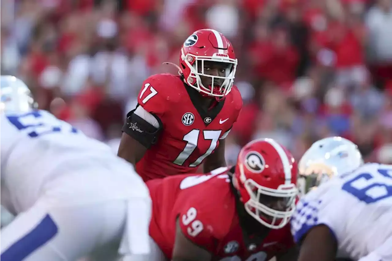 Eagles brass excited to land linebacker Nakobe Dean and center Cam Jurgens on Day 2 of the NFL draft