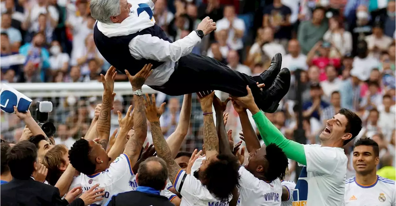 Ancelotti becomes first manager to claim titles in Europe's top five leagues