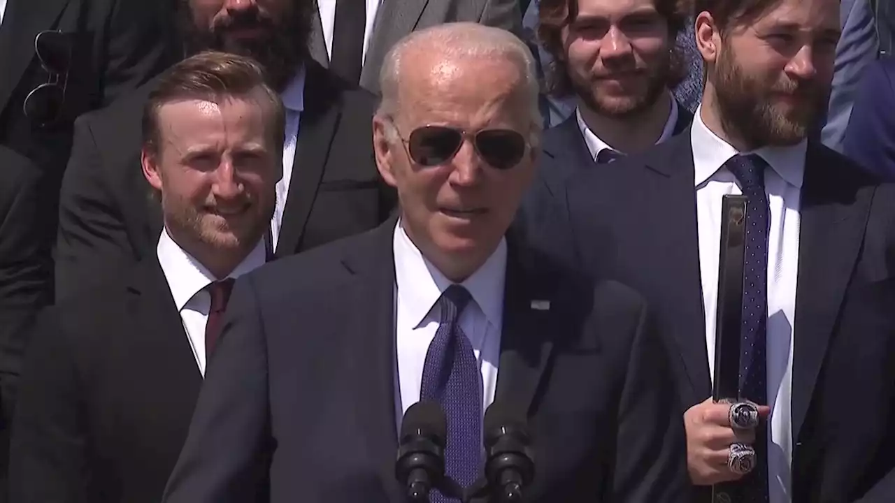 Biden welcomes Stanley Cup winners Tampa Bay Lightning to White House