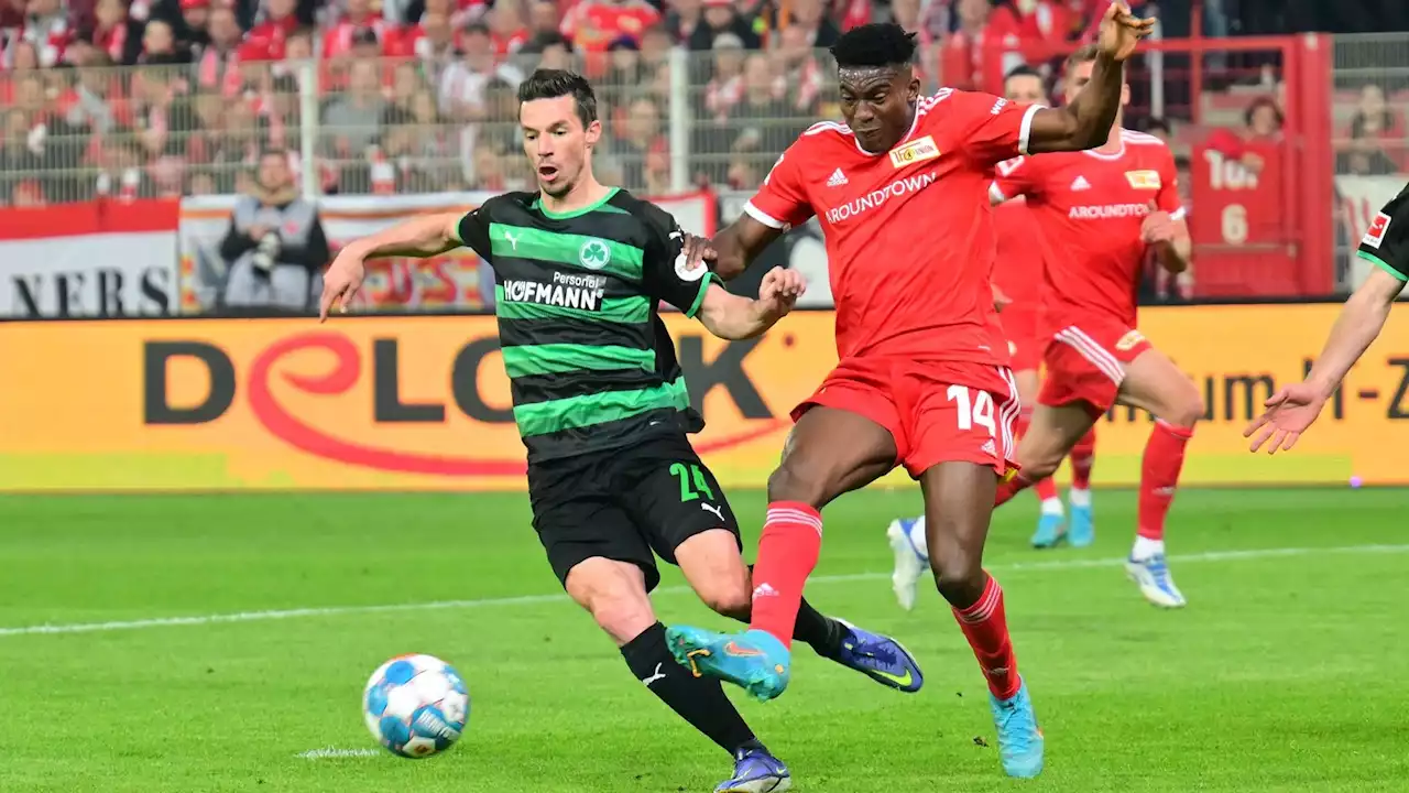 Fußball-Bundesliga: Remis gegen Fürth - Union patzt im Rennen um den Europapokal