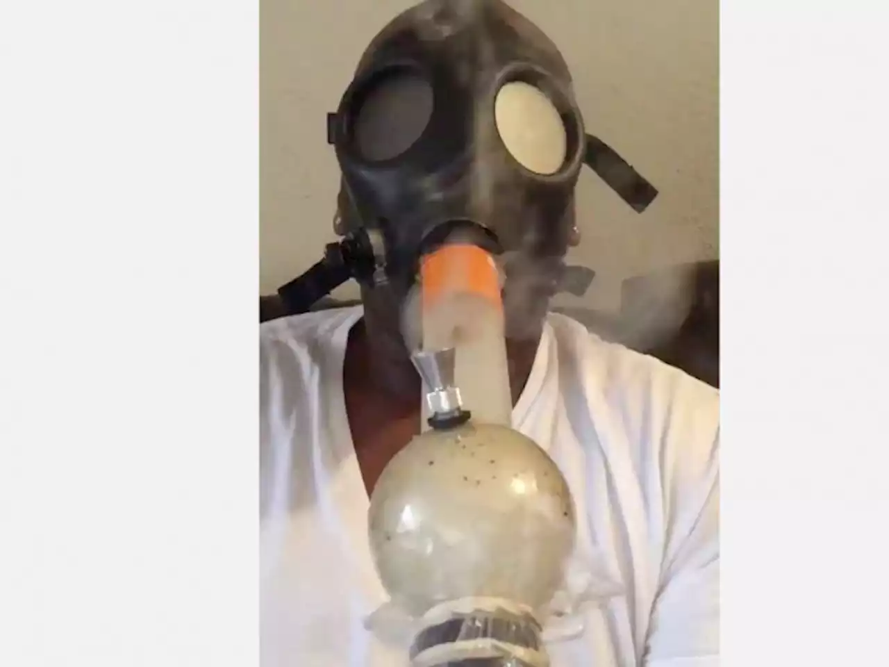 NFL star's infamous gas mask bong video is now an NFT valued at more than $5,000