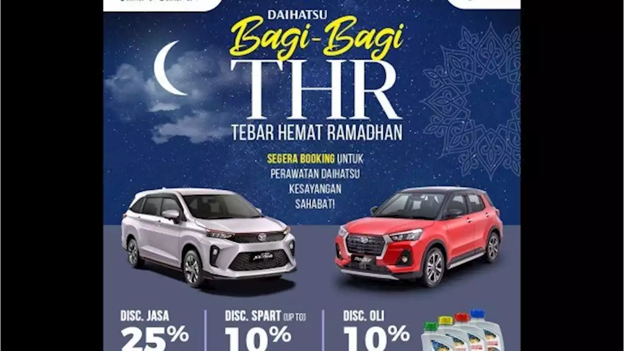 Daihatsu Tebar Ragam Promo Lebaran Menarik di Program Bagi-Bagi THR