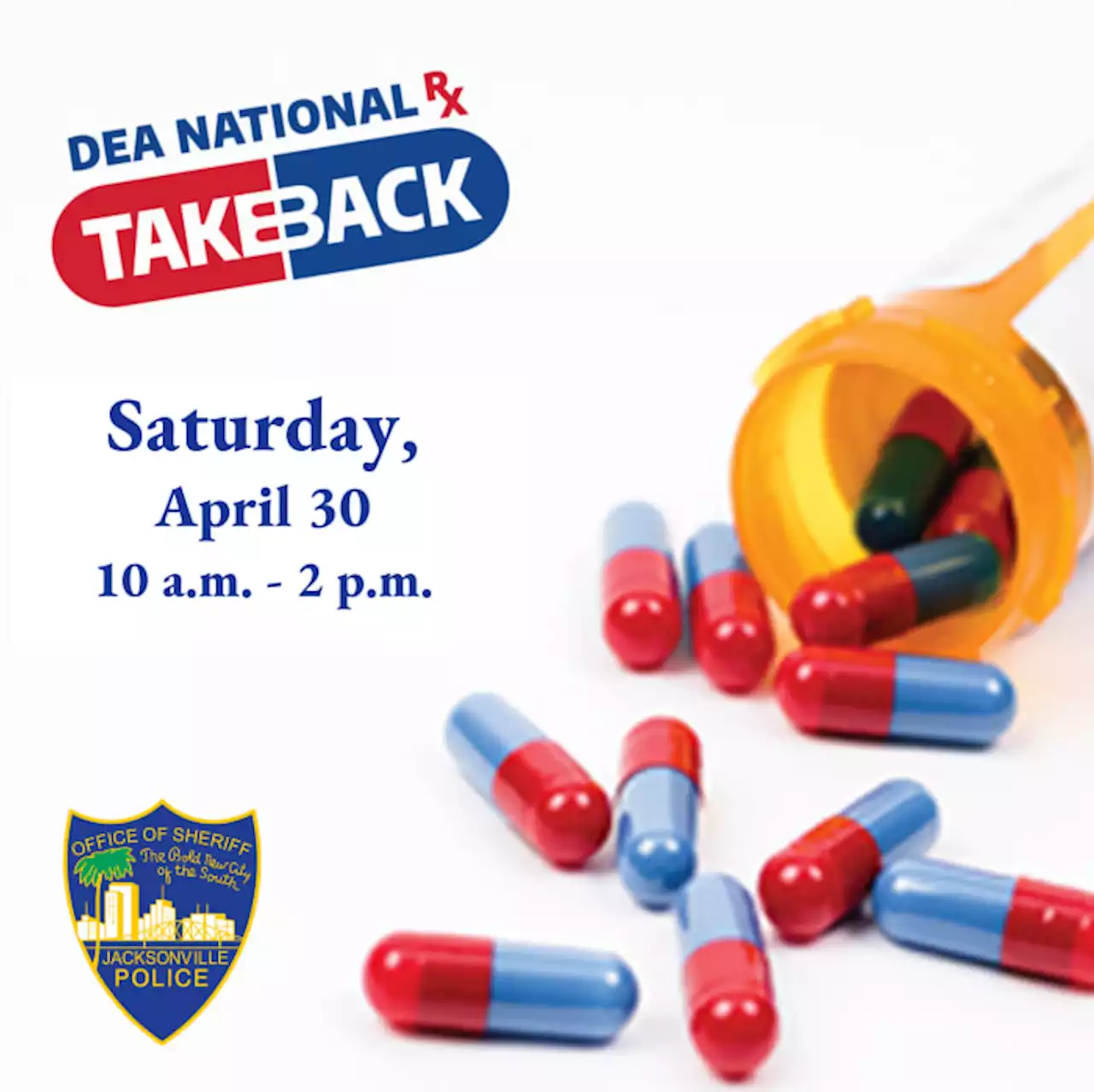 Jacksonville area counties take part in National Prescription Drug Take Back Day Today