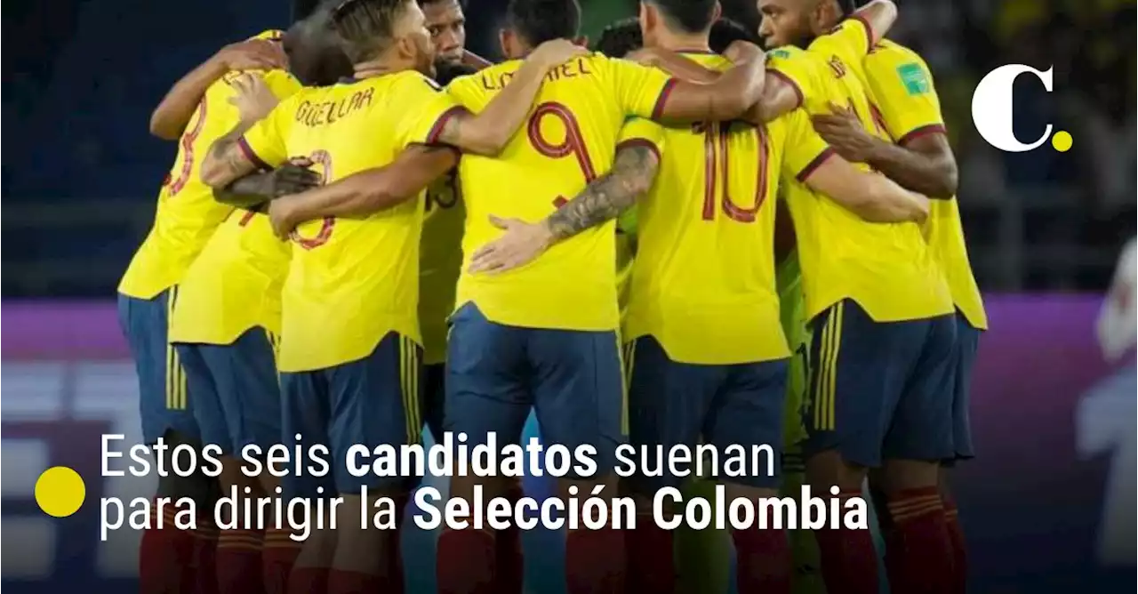 Estos seis candidatos suenan para dirigir la Selección Colombia
