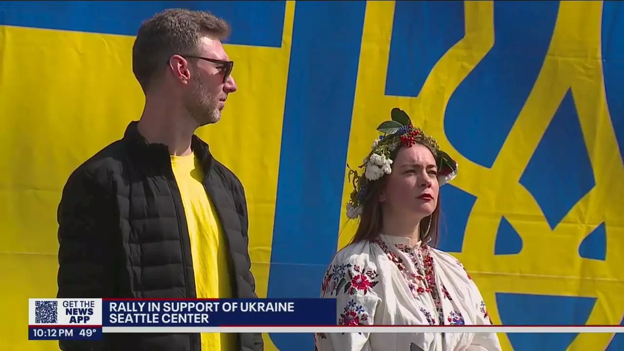 Seattle rally supports Ukraine as Russia begins 'second phase' of war