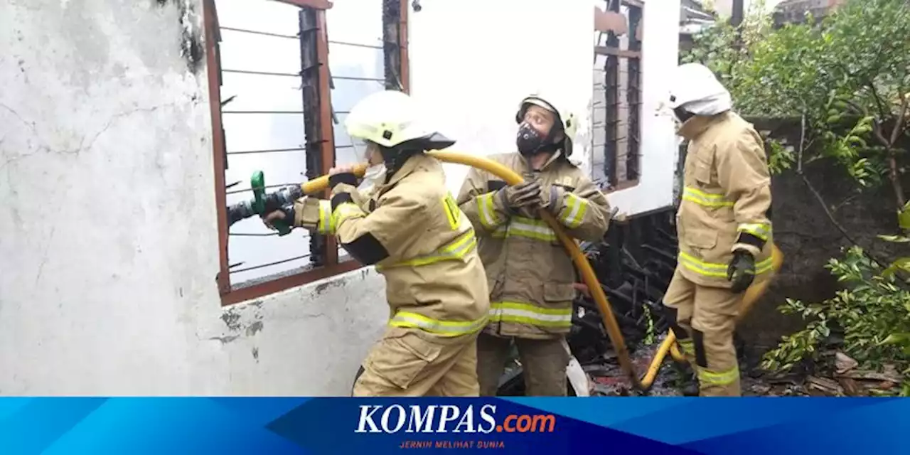 Rumah di Kalideres Terbakar Diduga Akibat Korsleting