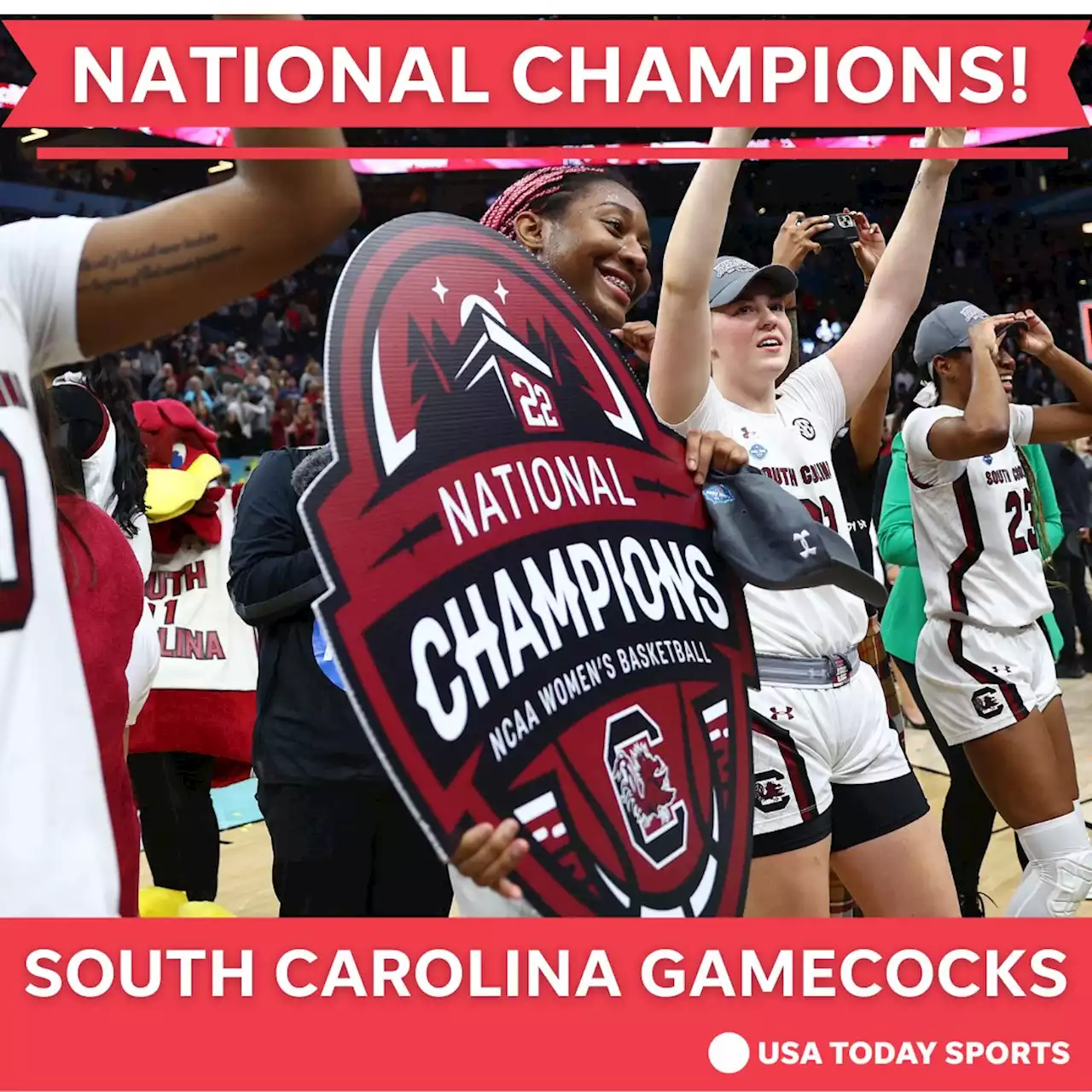 South Carolina dominates Connecticut to secure second national championship