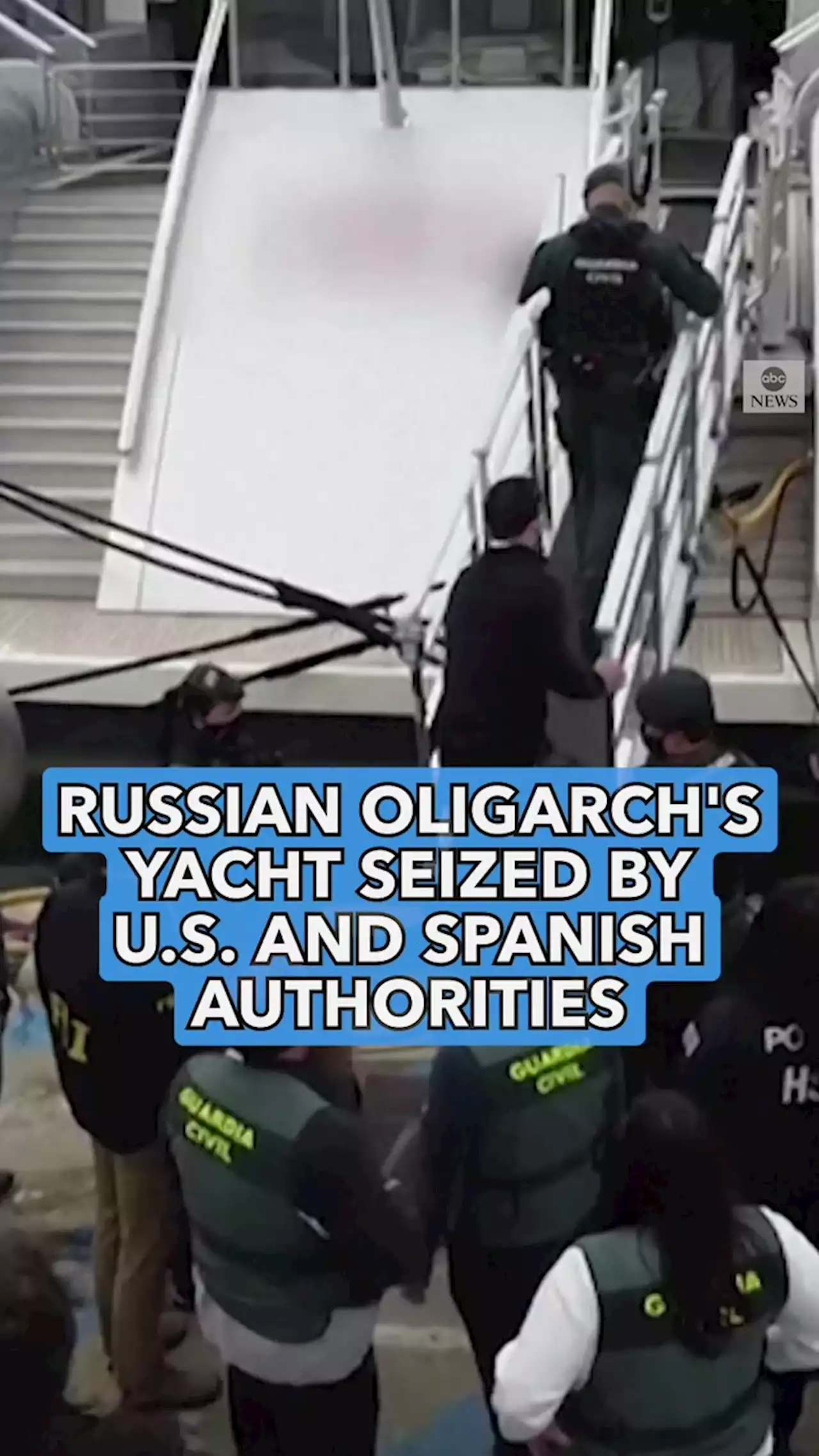 Russian oligarch's yacht seized by DOJ's 'KleptoCapture' task force