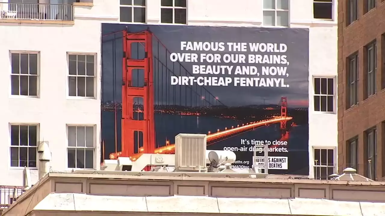 SF billboard calling out open drug use could expand to Europe if city doesn't see change