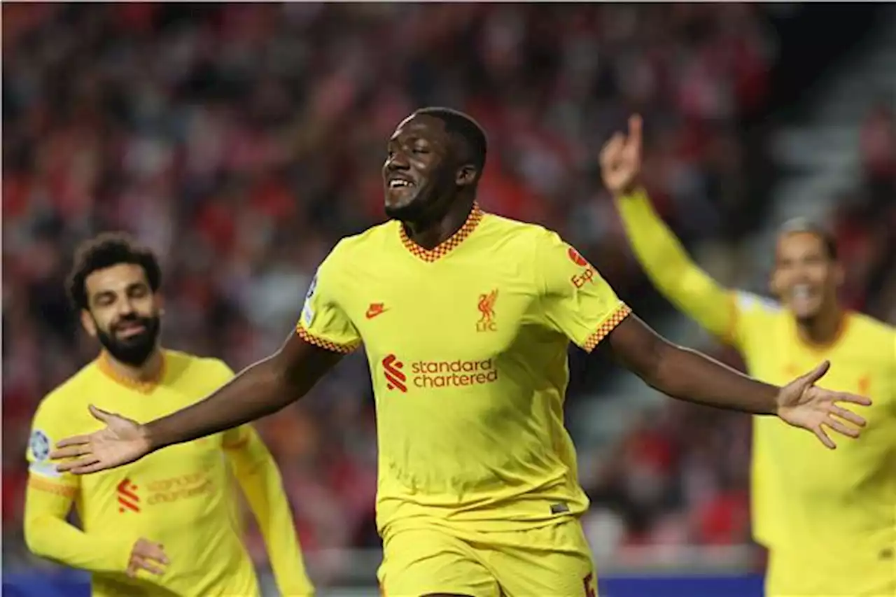 ليفربول يتقدم على بنفيكا بالهدف الأول