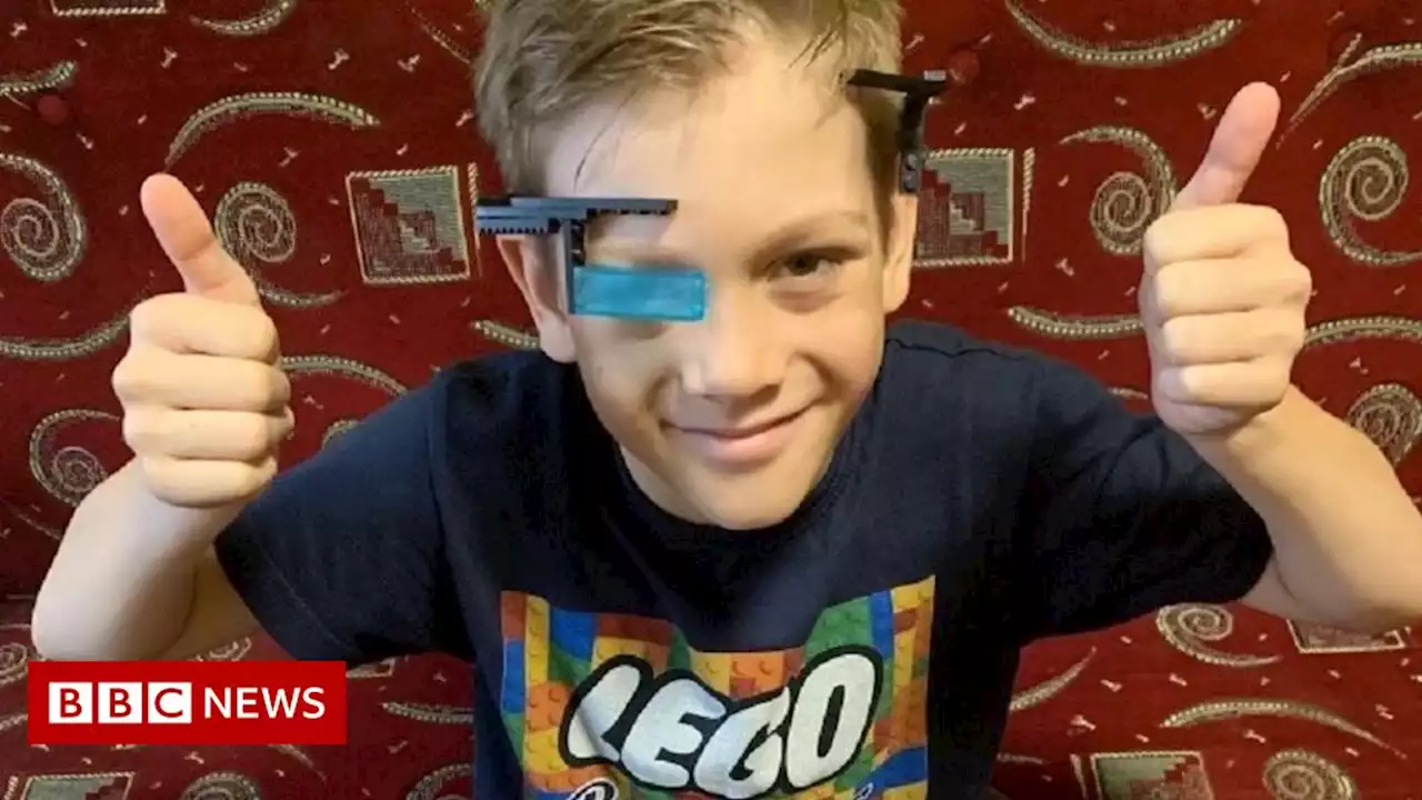 Ukrainian boy building Lego again thanks to 'non-stop' donations