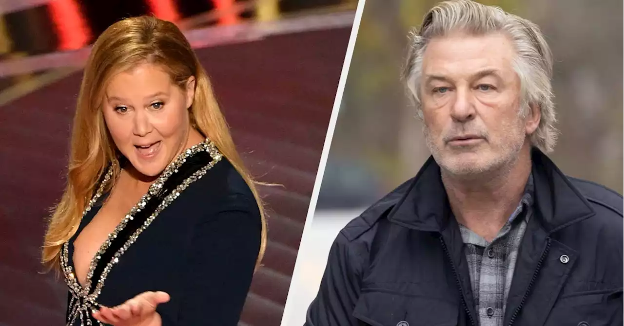 Amy Schumer Sparked Backlash After Comparing Her Axed Alec Baldwin Shooting Oscars' Joke To The Will Smith Slap