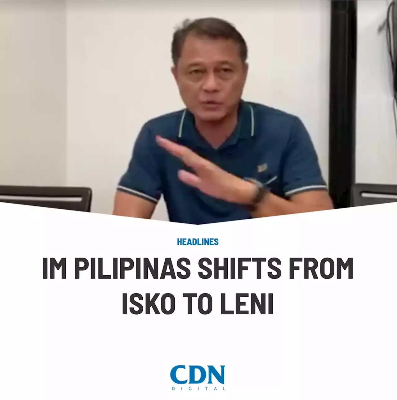 IM Pilipinas shifts from Isko to Leni