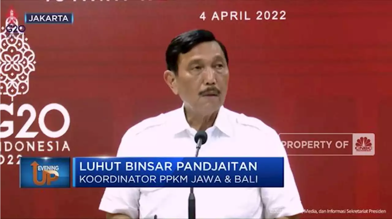 Luhut Sampaikan Sederet Kabar Gembira Terkait Covid-19 di RI