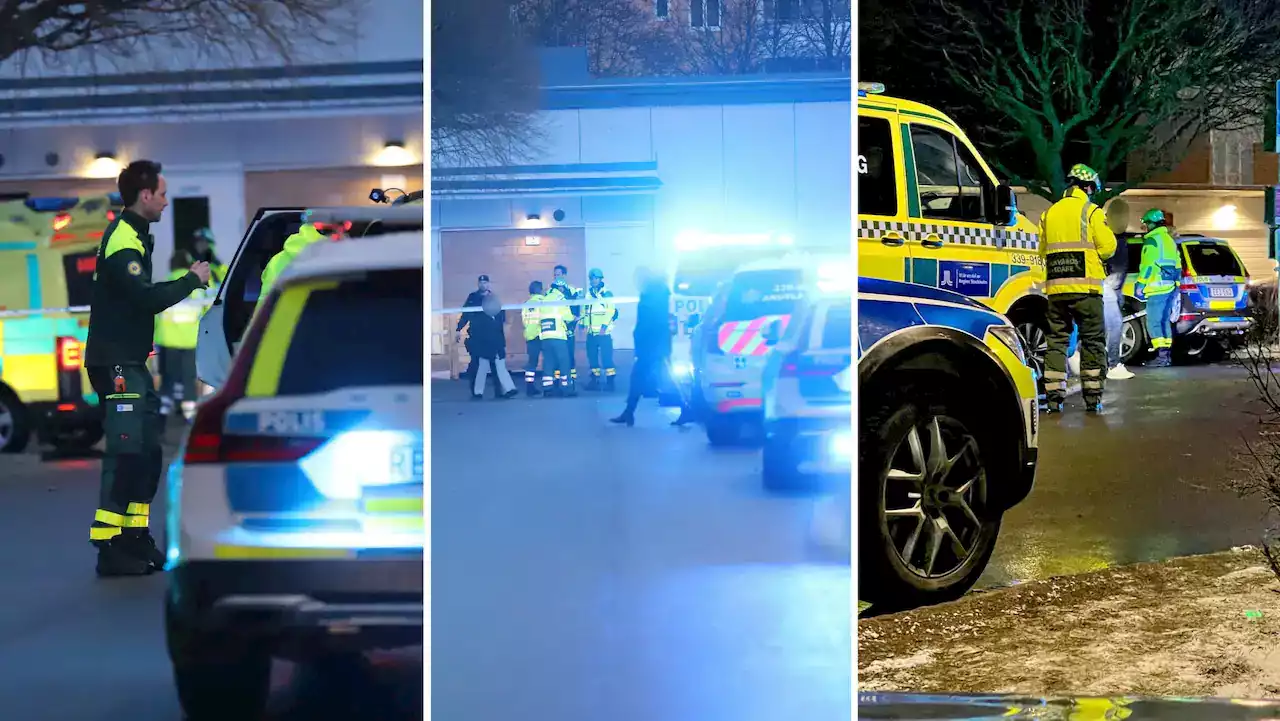 JUST NU: Man död efter skottlossning