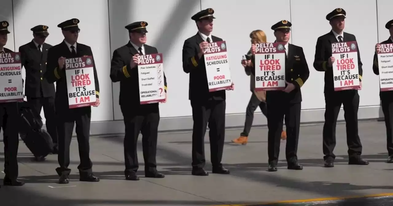 Delta pilots set to picket outside Salt Lake City International Airport