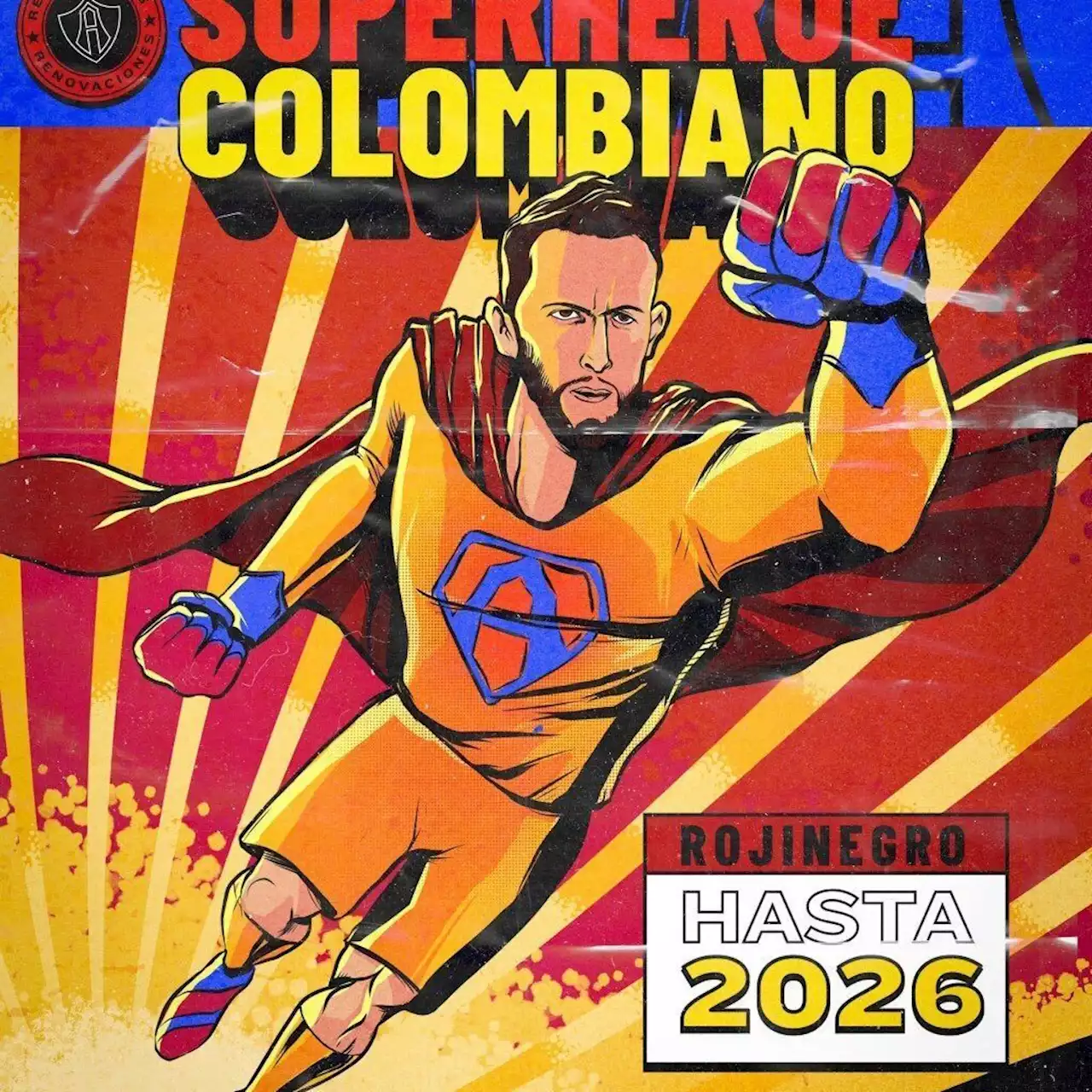 Atlas anunció renovación de Camilo Vargas simulando a Superman
