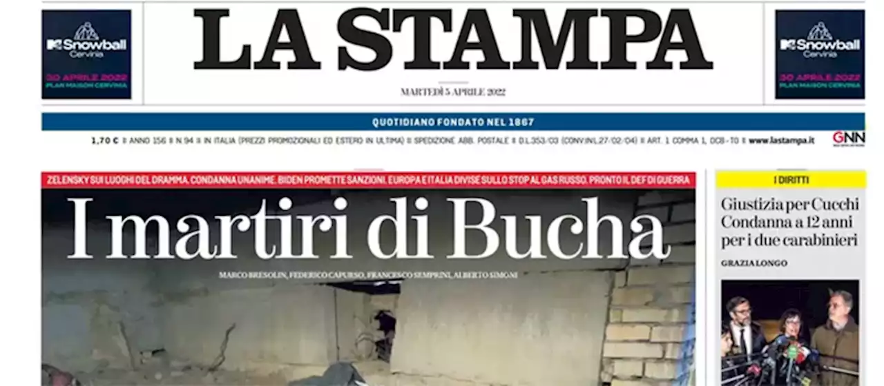 Le prime pagine di oggi - Il Post