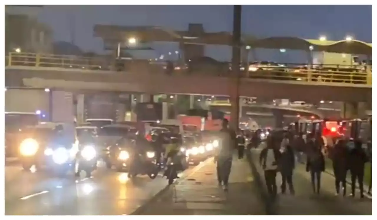 En video | Los trancones en Bogotá tras las protestas de motociclistas