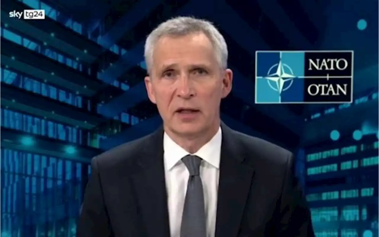 Ucraina, Stoltenberg a Sky TG24: “Questa è la guerra di Putin”