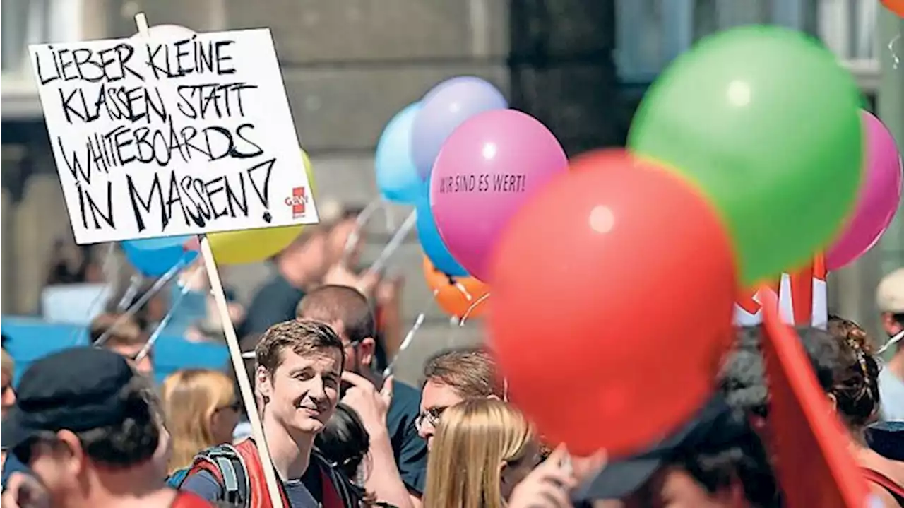 Giffey sieht Lehrerstreik für kleinere Klassen in Berlin skeptisch