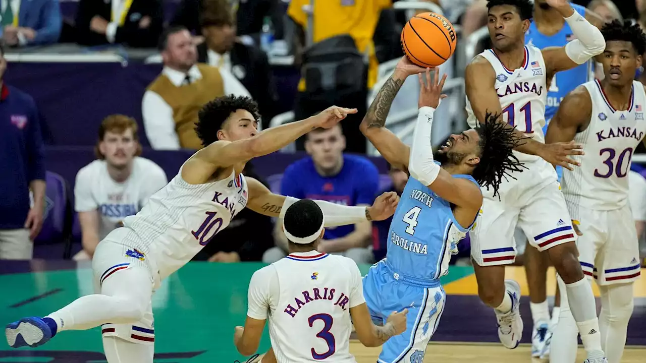 See highlights: Kansas beats North Carolina in historic NCAA comeback