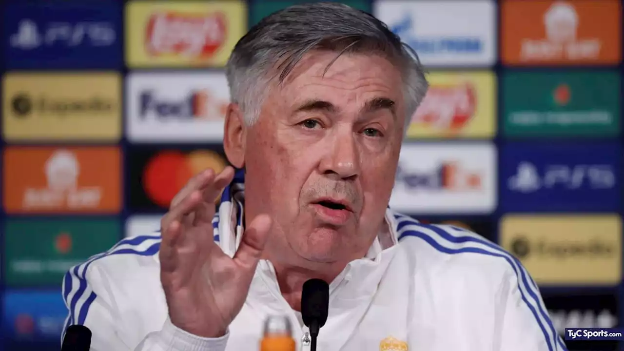 Champions League: Ancelotti no viaja a Londres con el Real Madrid - TyC Sports