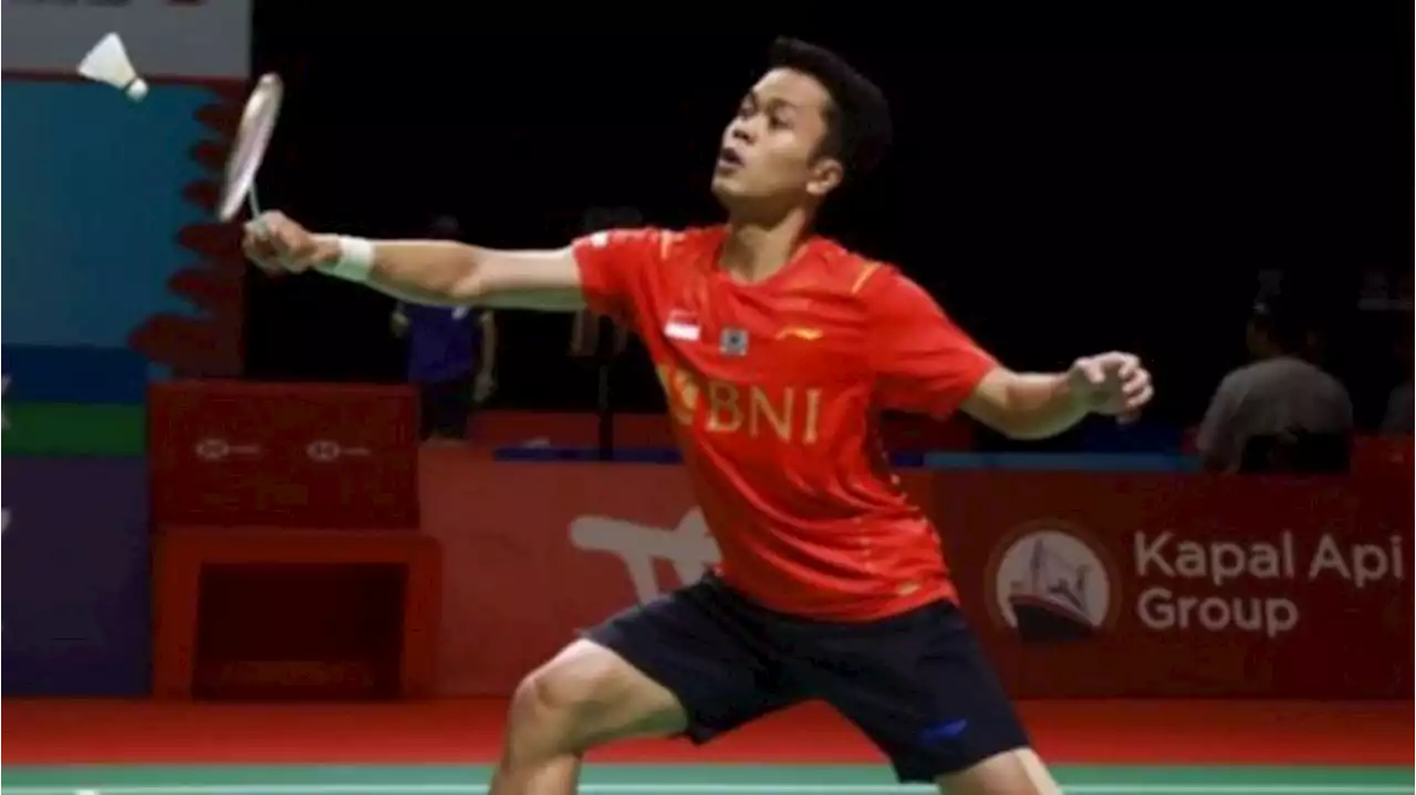 Dikalahkan Tunggal Prancis, Anthony Ginting Tersingkir dari Korea Open