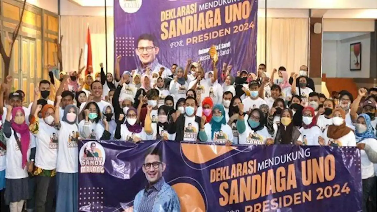 Warga Malang Dukung Sandiaga Jadi Capres, Bentuk Relawan 'MaS Sandi'