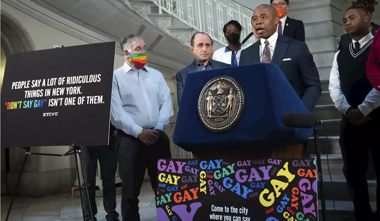 NYC mayor to Floridians: Come here where you can say gay