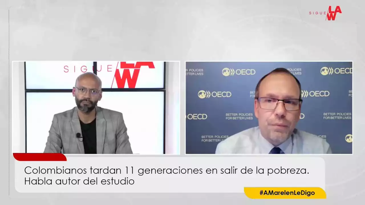 “Colombia no está condenada a vivir en la pobreza”: economista de la OCDE