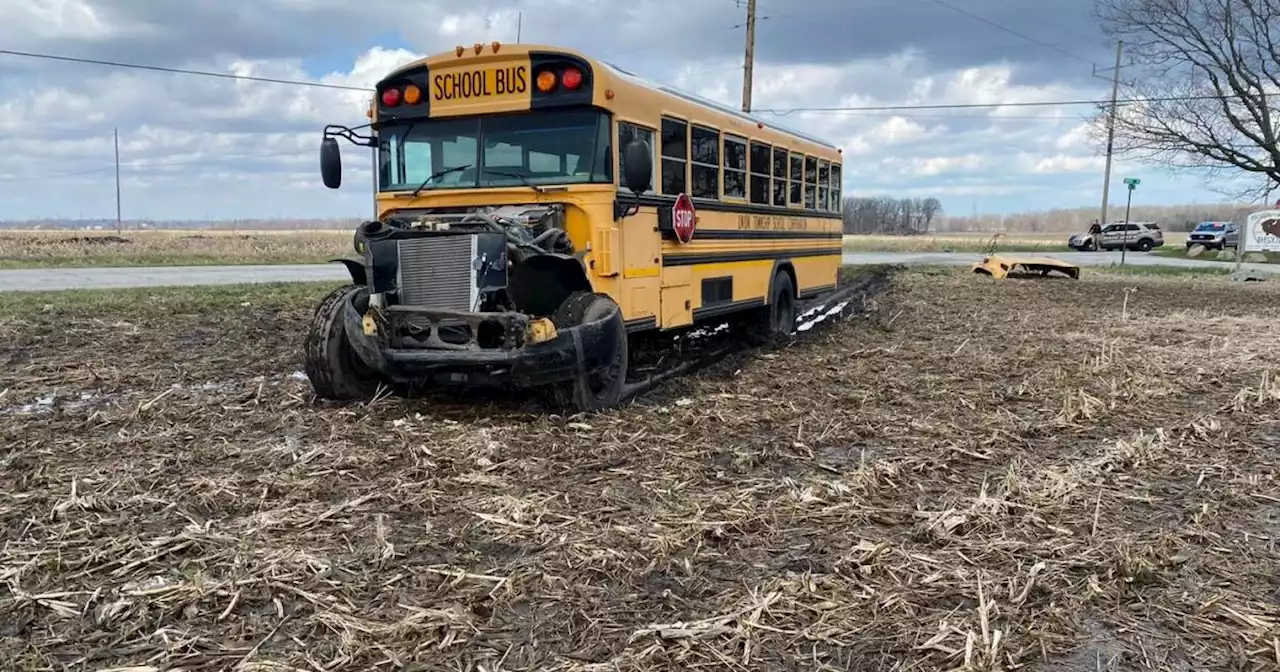 Crash involving school bus leaves 1 dead in Porter County