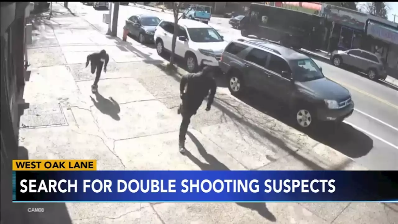 West Oak Lane double shooting suspects caught on surveillance video