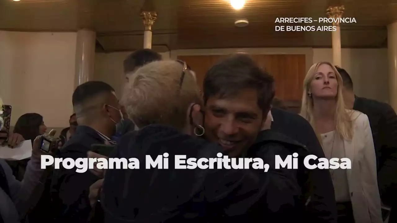 Kicillof: 'El Estado está para igualar y para cumplir derechos'