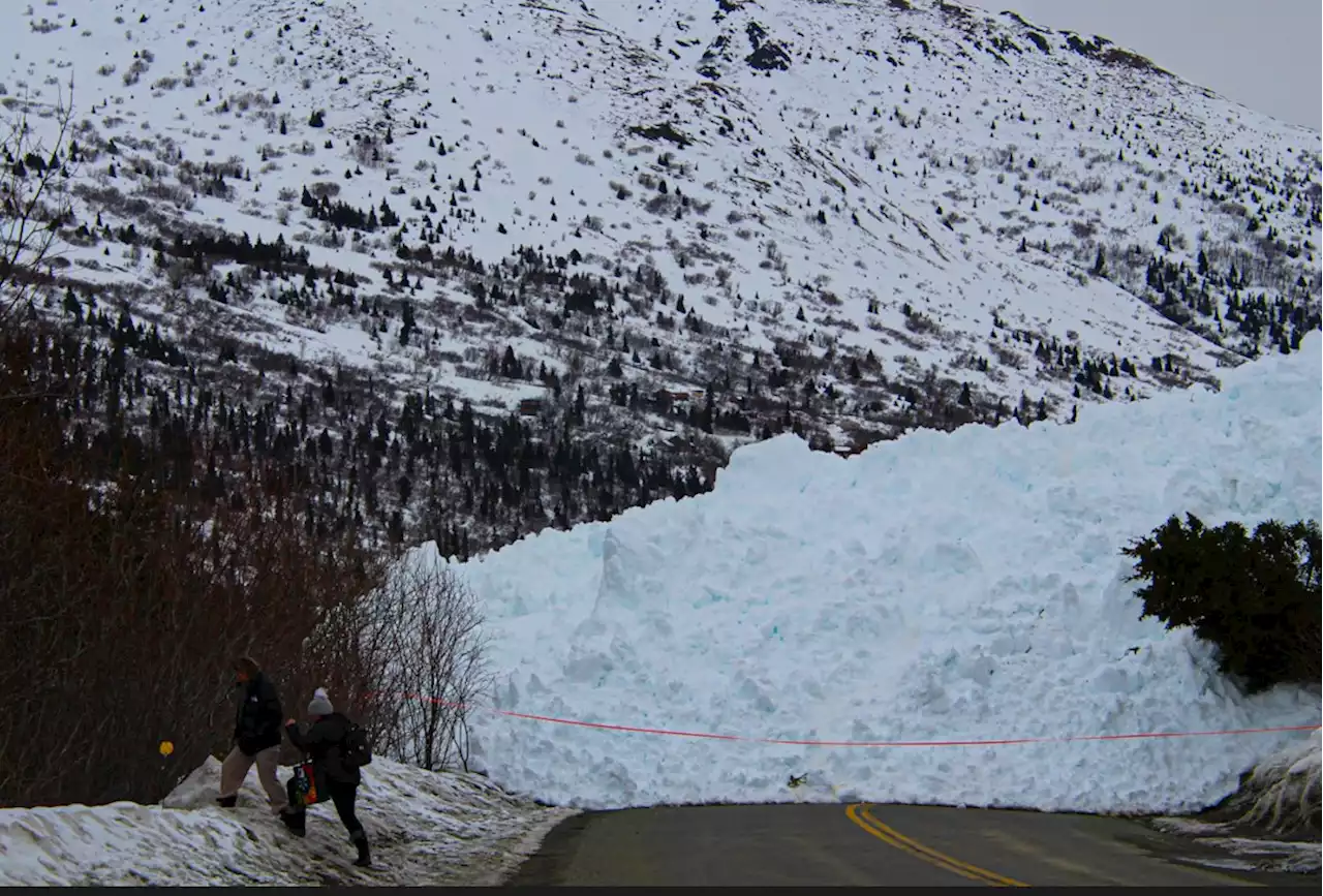 Hiland Road reopens after massive avalanche near Eagle River - Alaska Public Media