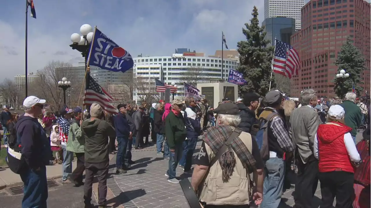 Embattled Mesa County Clerk Tina Peters, Conservative Group Calls For Free And Fair Elections During Rally