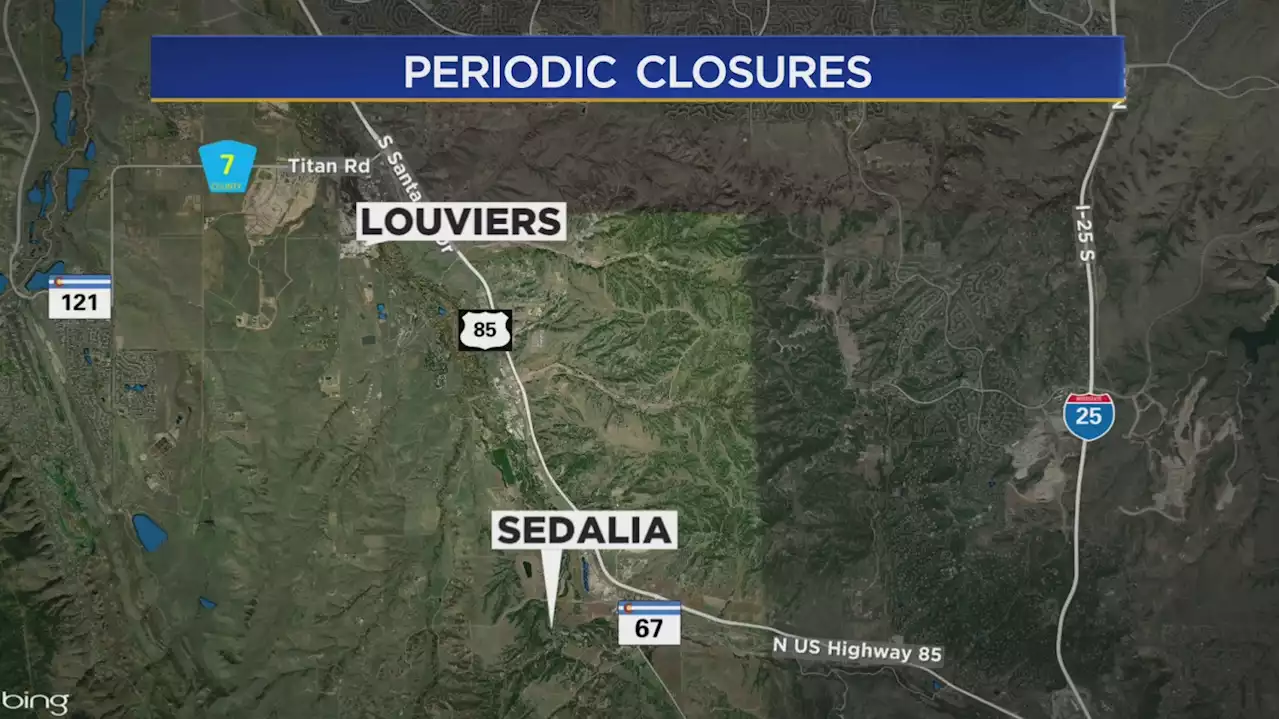 Portion Of US 85 Closed Periodically Near Sedalia For Rock Scaling Work Through Friday