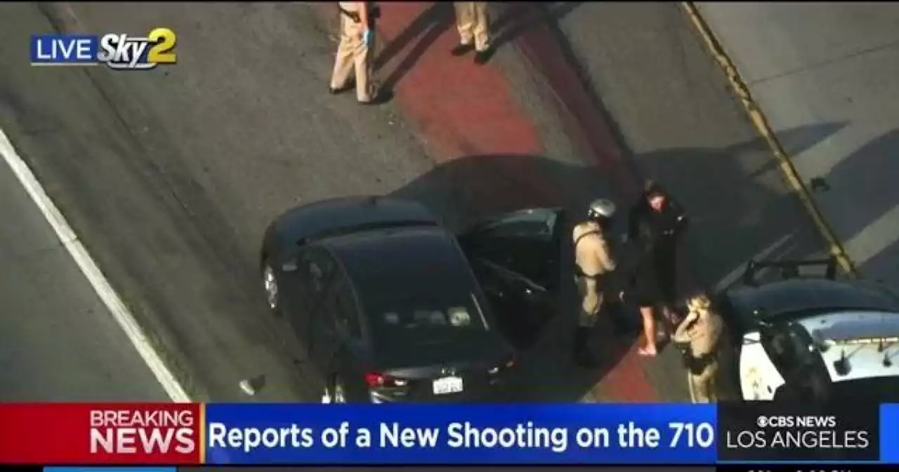 A man and a 4-year-old child reportedly injured in 710 Freeway shooting