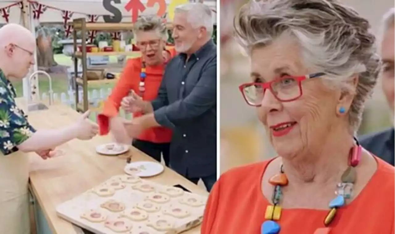 Bake Off's Paul Hollywood scolded by Prue for shaking Matt Lucas' hand 'I won't let you!'