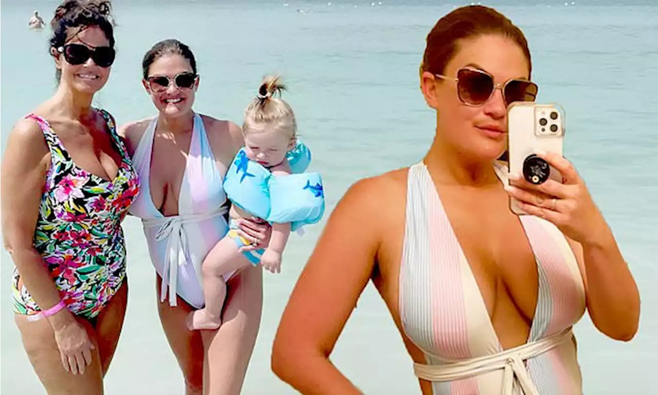 Brittany Cartwright shows off her trim post-baby figure in a swimsuit