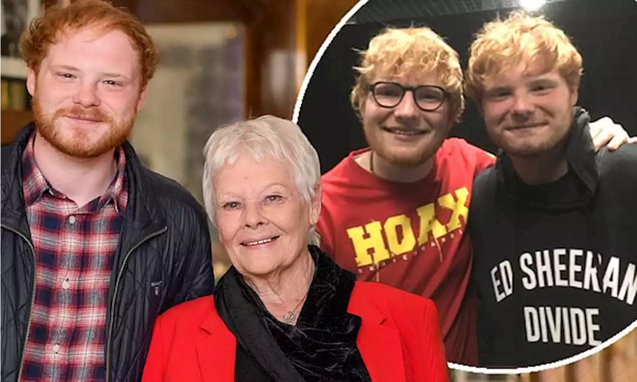 Judi Dench takes her Ed Sheeran lookalike grandson Sam out in London