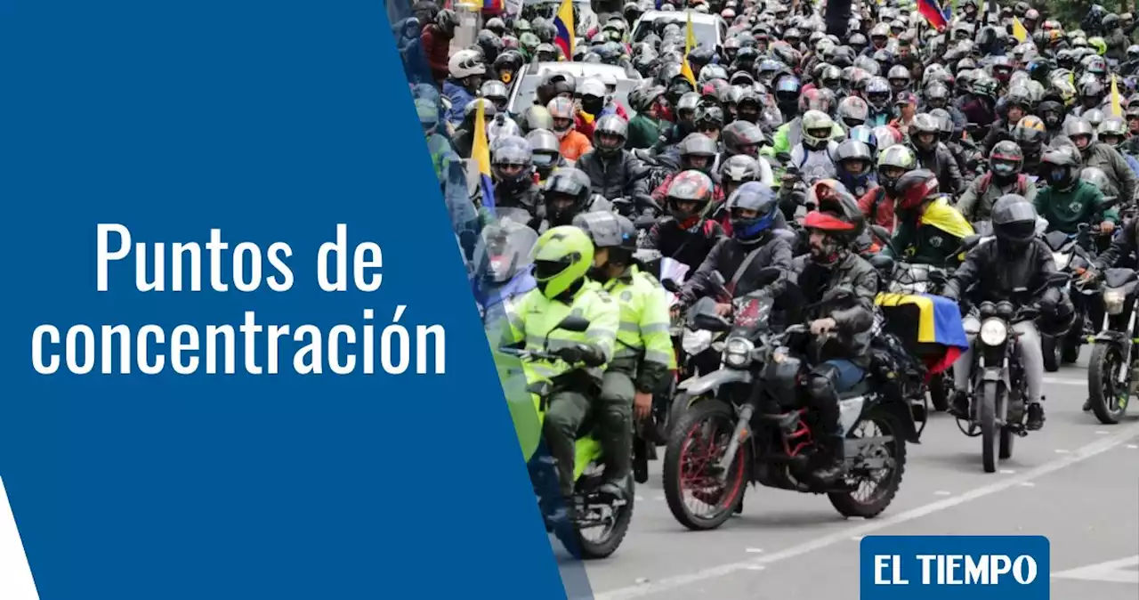 Protestas de motociclistas en Bogotá: así avanza la movilidad