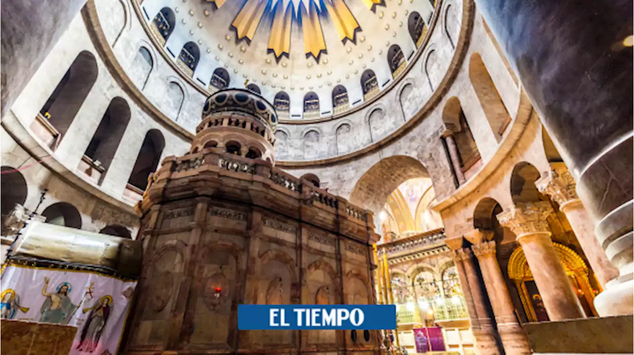 Así luce y esto alberga el lugar donde murió Jesús en la cruz