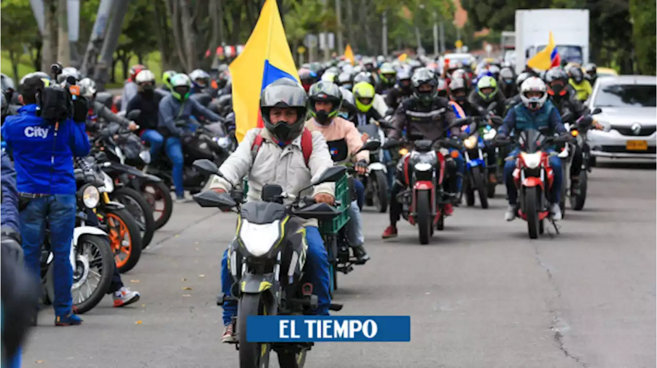 Moteros: lo que hay que saber de las protestas de este miércoles en Bogotá