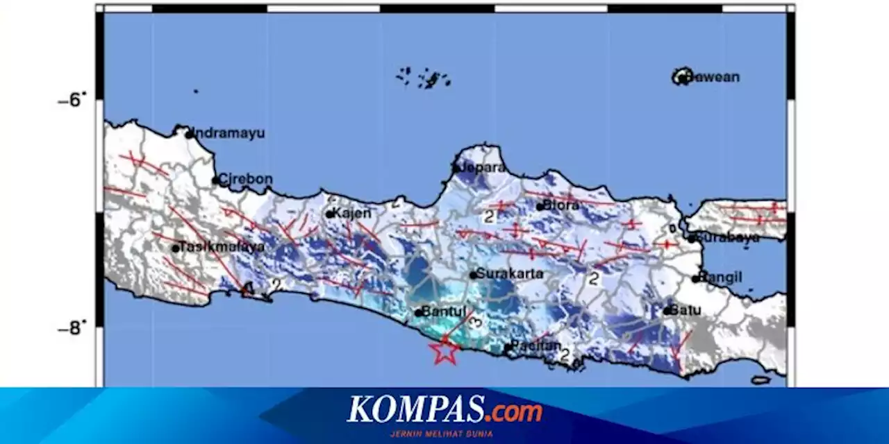 Gempa Terkini: Gempa Gunungkidul Yogyakarta dan Pacitan M 4,9 Bukan Megathrust