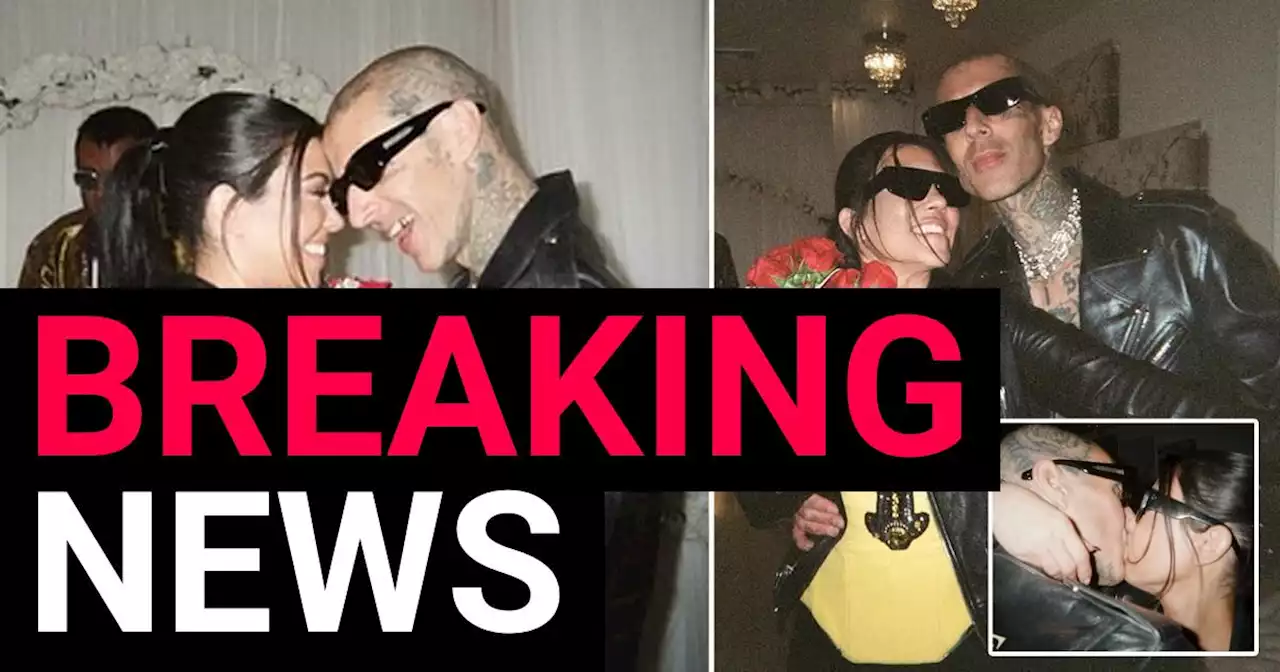 Kourtney Kardashian confirms no marriage license in Travis Barker Vegas wedding